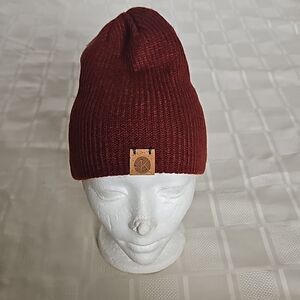 Oakley Women's Knitted Backbone Beanie Hat One Size Fired Brick